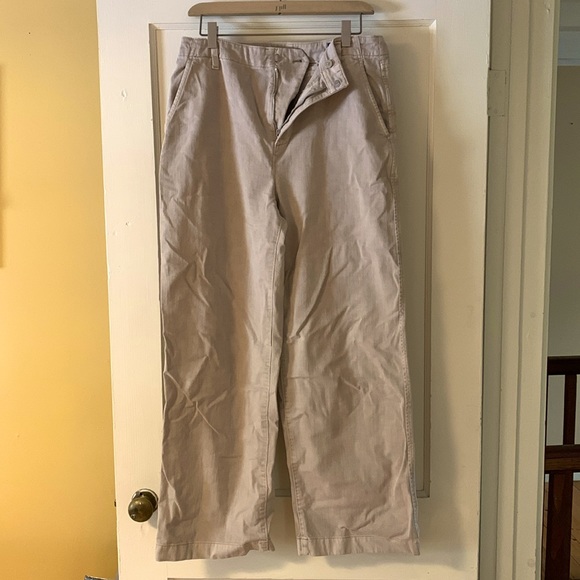 GAP Pants - Gap wide leg cotton pants